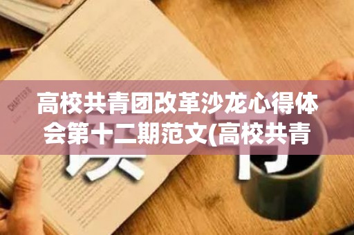 高校共青团改革沙龙心得体会第十二期范文(高校共青团改革工作中遇到的问题有哪些)