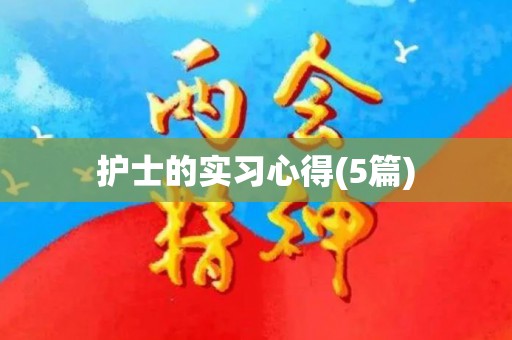 护士的实习心得(5篇)