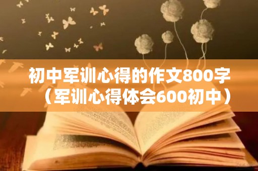 初中军训心得的作文800字（军训心得体会600初中）