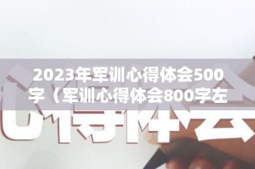 2023年军训心得体会500字（军训心得体会800字左右大一）