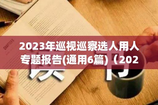 2023年巡视巡察选人用人专题报告(通用6篇)（2021年巡视巡察监督重点）
