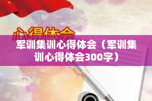 军训集训心得体会（军训集训心得体会300字）