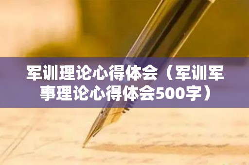 军训理论心得体会（军训军事理论心得体会500字）