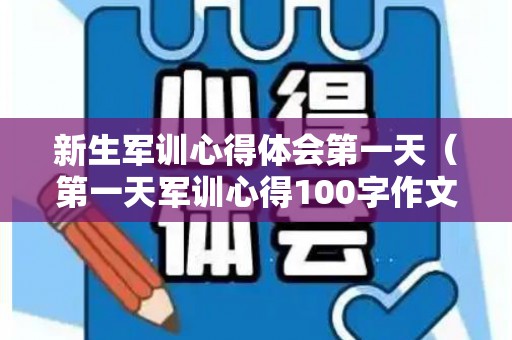 新生军训心得体会第一天（第一天军训心得100字作文）