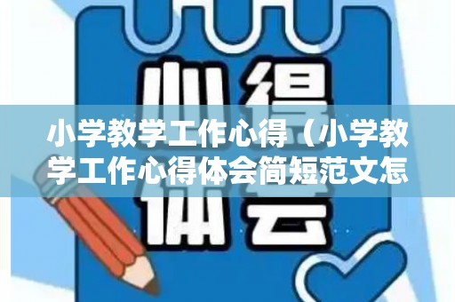 小学教学工作心得（小学教学工作心得体会简短范文怎么写）
