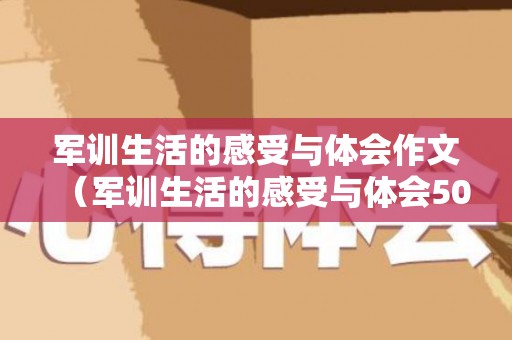 军训生活的感受与体会作文（军训生活的感受与体会500字）