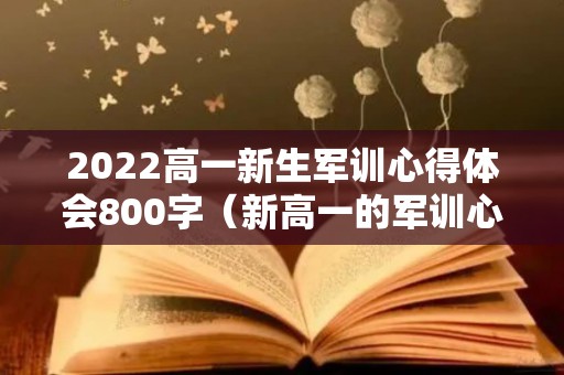 2022高一新生军训心得体会800字（新高一的军训心得）