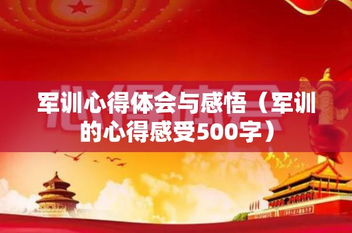 军训心得体会与感悟（军训的心得感受500字）