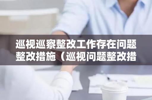 巡视巡察整改工作存在问题整改措施（巡视问题整改措施范文模板）