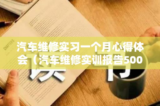 汽车维修实习一个月心得体会（汽车维修实训报告500字）