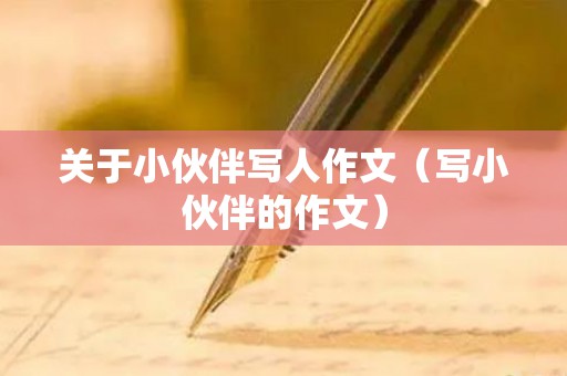 关于小伙伴写人作文（写小伙伴的作文）