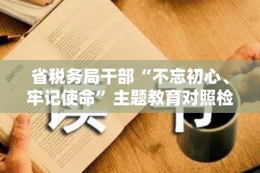 省税务局干部“不忘初心、牢记使命”主题教育对照检查发言材料（税务干部不忘初心演讲稿）