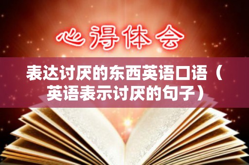 表达讨厌的东西英语口语（英语表示讨厌的句子）
