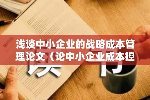 浅谈中小企业的战略成本管理论文（论中小企业成本控制）